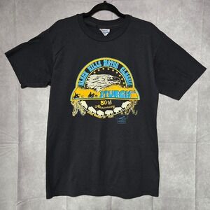 Vintage Sturgis 50th Anniversary‎ Black Hills Motor T-Shirt Large 42-44